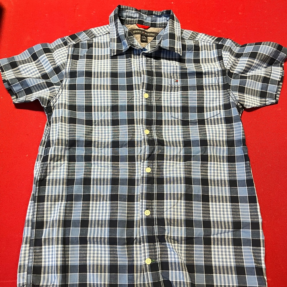 Tommy Hilfiger youth L button down dress shirt